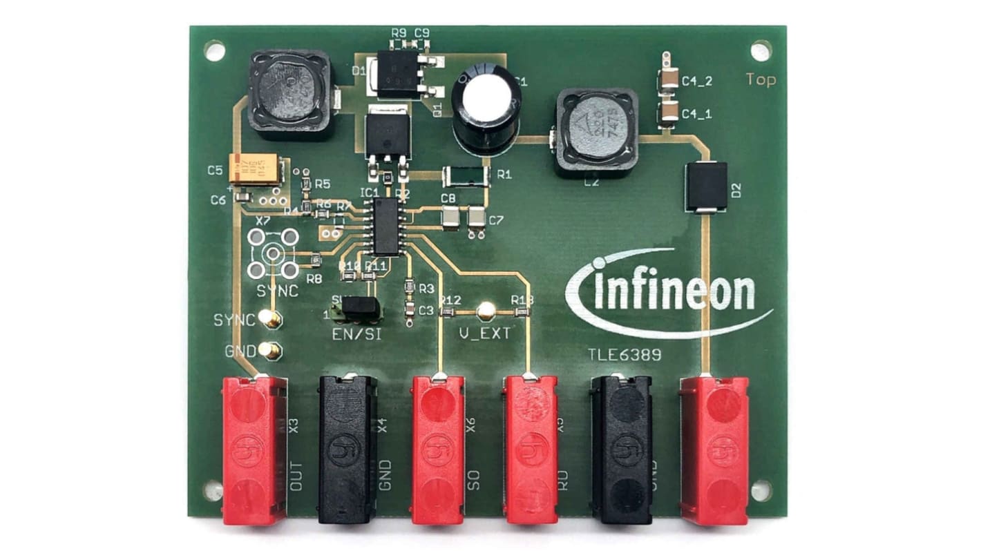 Infineon TLE6389-3G V50 Evaluierungsplatine, DEMOBOARD TLE6389-3G V50 DC/DC-Konverter