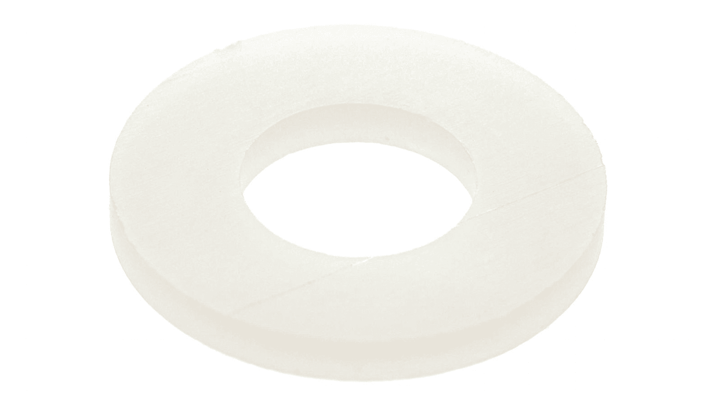 Alátétek Sima felületű, Nylon, M8