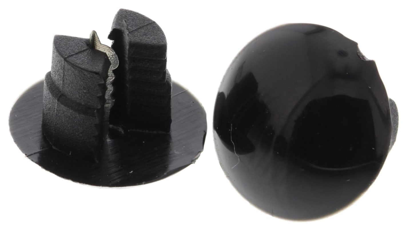 Nýt, délka nýtu: 5.6mm, Černá, Prostý Vytvořený hlavičkářem, průměr nýtu: 7mm