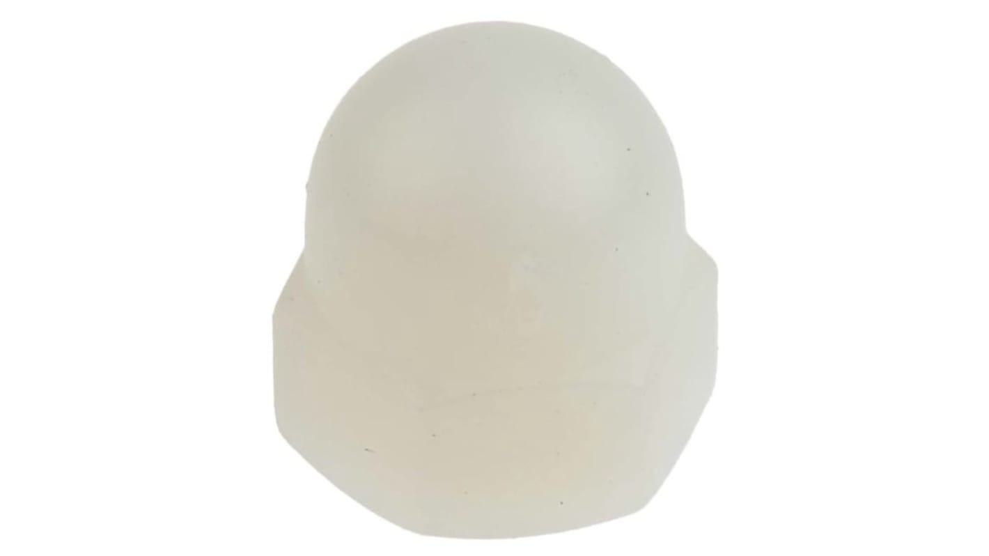 RS PRO, Plain Nylon Dome Nut, M8