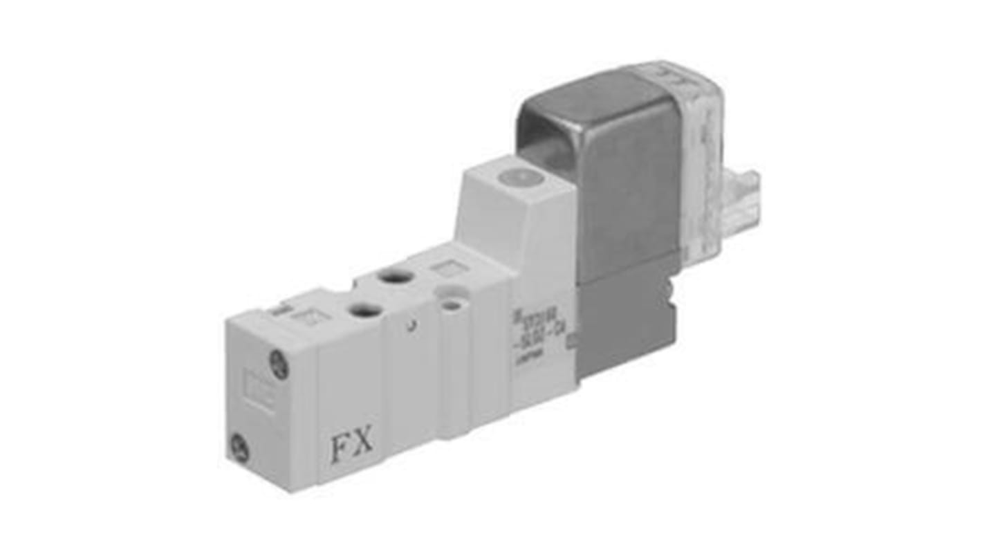 Válvula de solenoide SMC, Serie SYJ, Función 1, Solenoide, Montaje en base