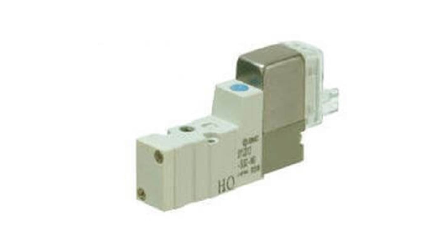 Válvula de solenoide SMC, Serie SYJ, Función 2, Solenoide, Montaje en base