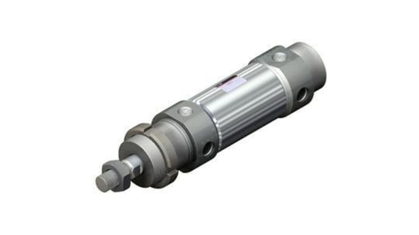 SMC Pneumatic Cylinder - 40mm Bore, 100mm Stroke, CD76 Series, Double Acting