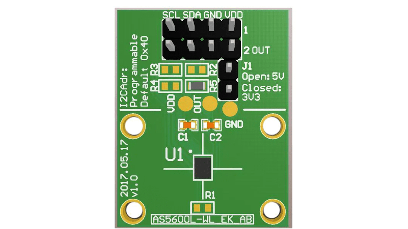 ams OSRAM AS5600L-WL_EK_AB Position Sensor Adapter Board for AS5600L AS5600L