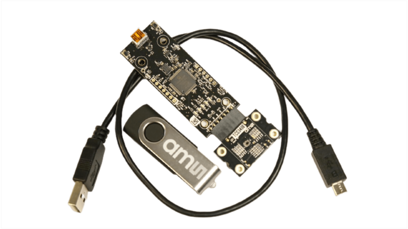 ams OSRAM TCS3408-EVM Ambient Light Sensor, Colour Sensor Evaluation Module for TCS3408 TCS3408