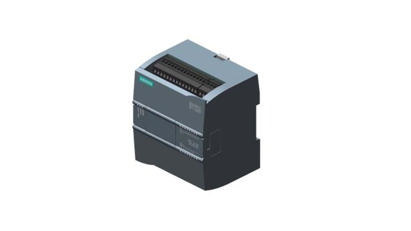 Siemens SIPLUS S7-1200 CPU 1212C Series PLC CPU for Use with SIPLUS S7-1200, Transistor Output, 10-Input, Analog Input