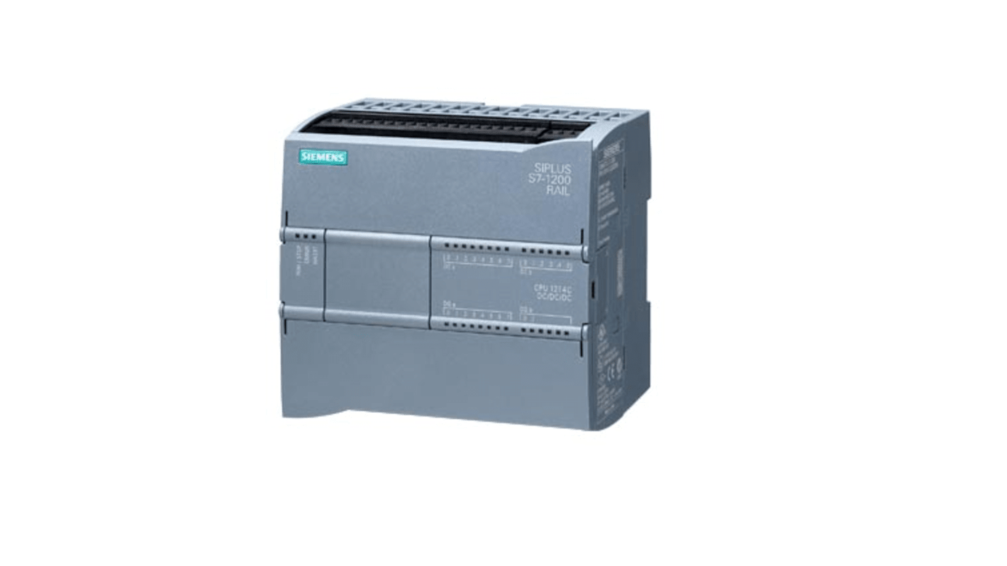 Rs-Online CPU PLC Siemens CPU SIPLUS S7-1200 1214C ingressi: 16 uscite: 10 24 V c.c