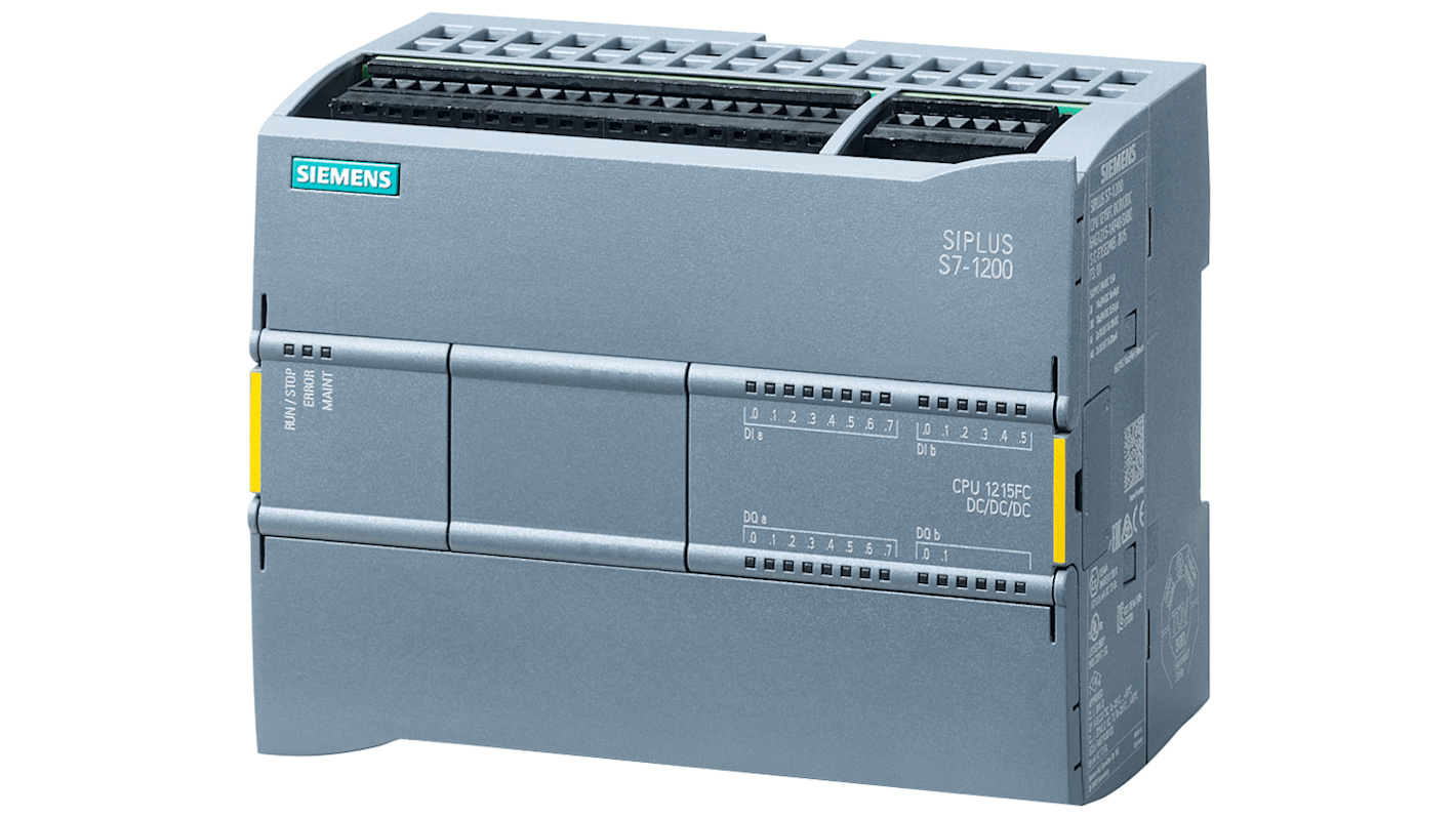 Rs-Online CPU PLC Siemens CPU SIPLUS S7-1200 1215FC ingressi: 16 uscite: 12 24 V c.c