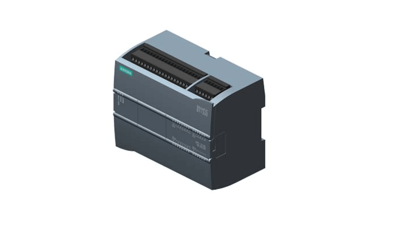 Siemens SIPLUS S7-1200 CPU 1215C Series PLC CPU for Use with SIPLUS S7-1200, Transistor Output, 16-Input, Analog Input