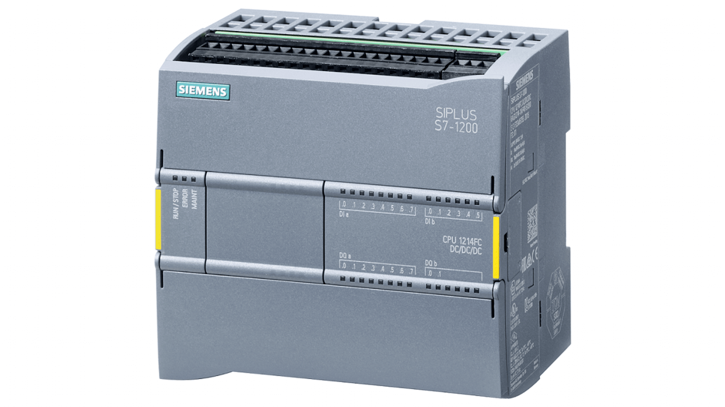 Siemens SIMATIC S7-1200F Series PLC CPU for Use with SIMATIC S7-1200, Relay Output, 16-Input, Analog Input