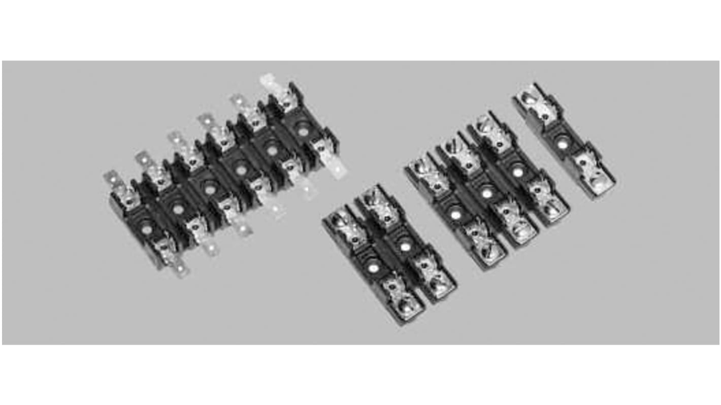 Eaton 21A DIN Rail Mount 6.3 x 32mm Fuse Block, 300V