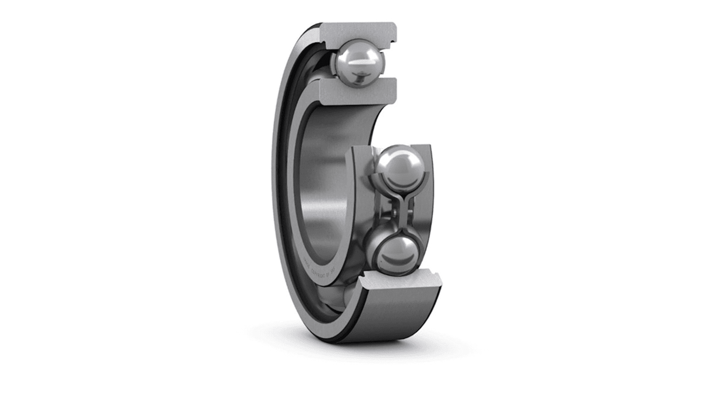 SKF 6204 TN9/C4 Single Row Deep Groove Ball Bearing- Open Type 20mm I.D, 47mm O.D