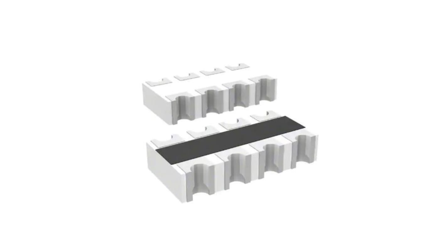 Matrice di resistori Bourns serie CAT 10Ω 5%, isolato, 4 resistori, 63mW, 0603 (1608M)