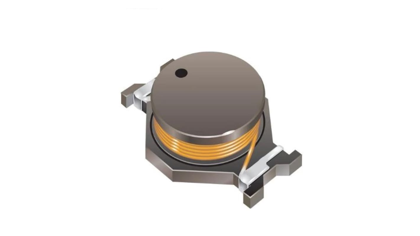 Bourns, SDR2207 Shielded Wire-wound SMD Inductor with a Ferrite DR Core, 100 μH 10% Ferrite Core 2.2A Idc Q:18