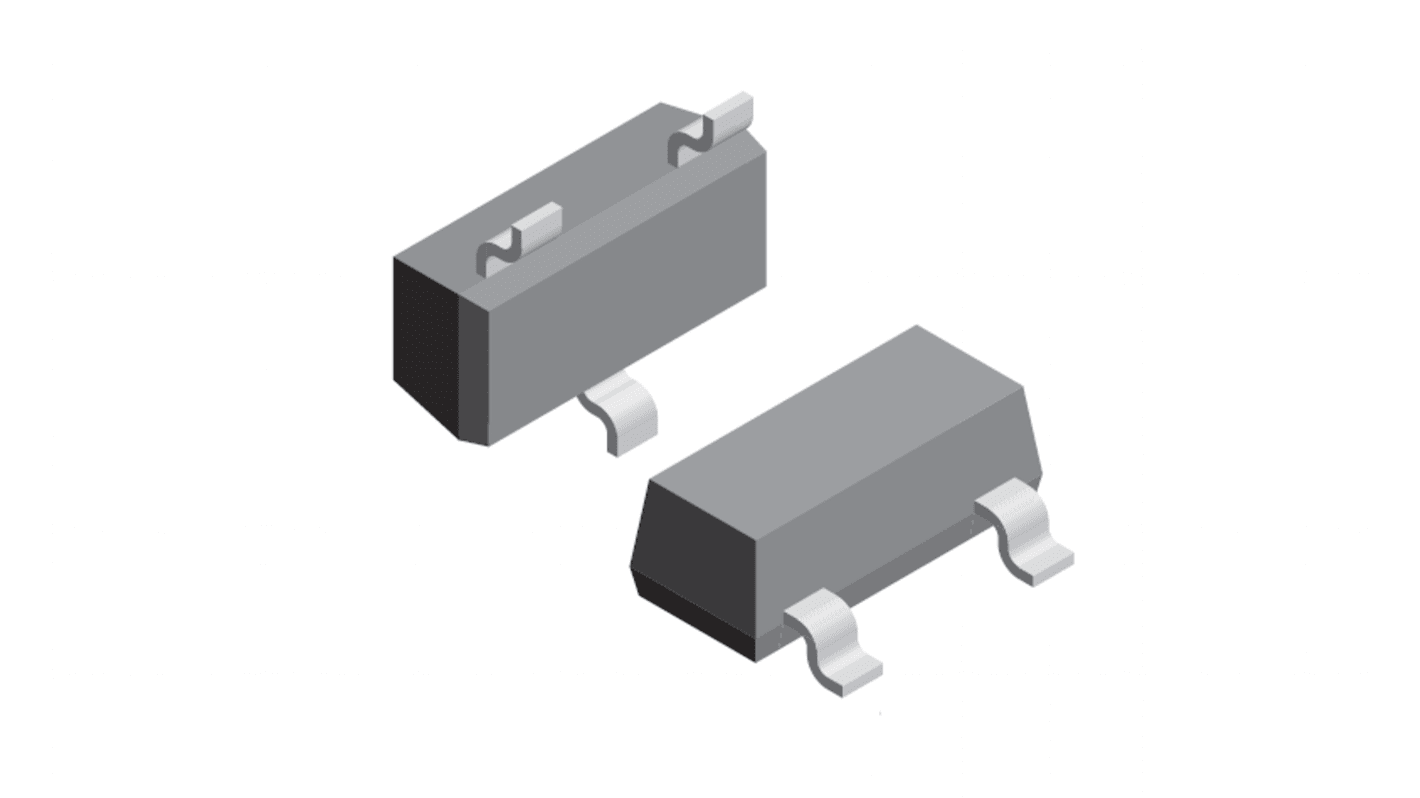 Vishay VCAN33A2-03SHE3-08, Dual-Element Bi-Directional ESD Protection Diode, 150W, 3-Pin SOT-23