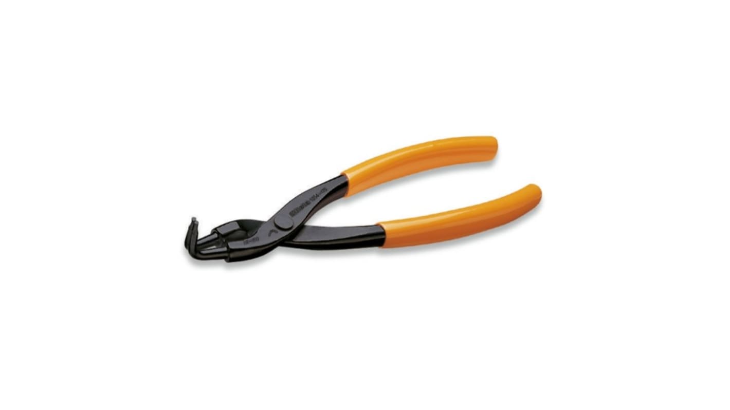 BETA Circlip Pliers, 210 mm Overall, Bent Tip, 22mm Jaw