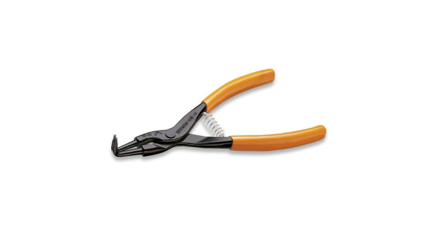 BETA Circlip Pliers, 175 mm Overall, Bent Tip, 23mm Jaw