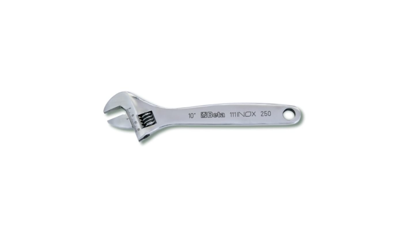 BETA Pipe Wrench, 250 mm Overall, 30mm Jaw Capacity, Straight Handle