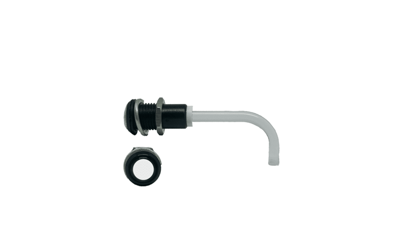 RHD-0700-3000-F9P67PR Bivar, Panel Mount Right Angle LED Light Pipe, Clear Round Lens