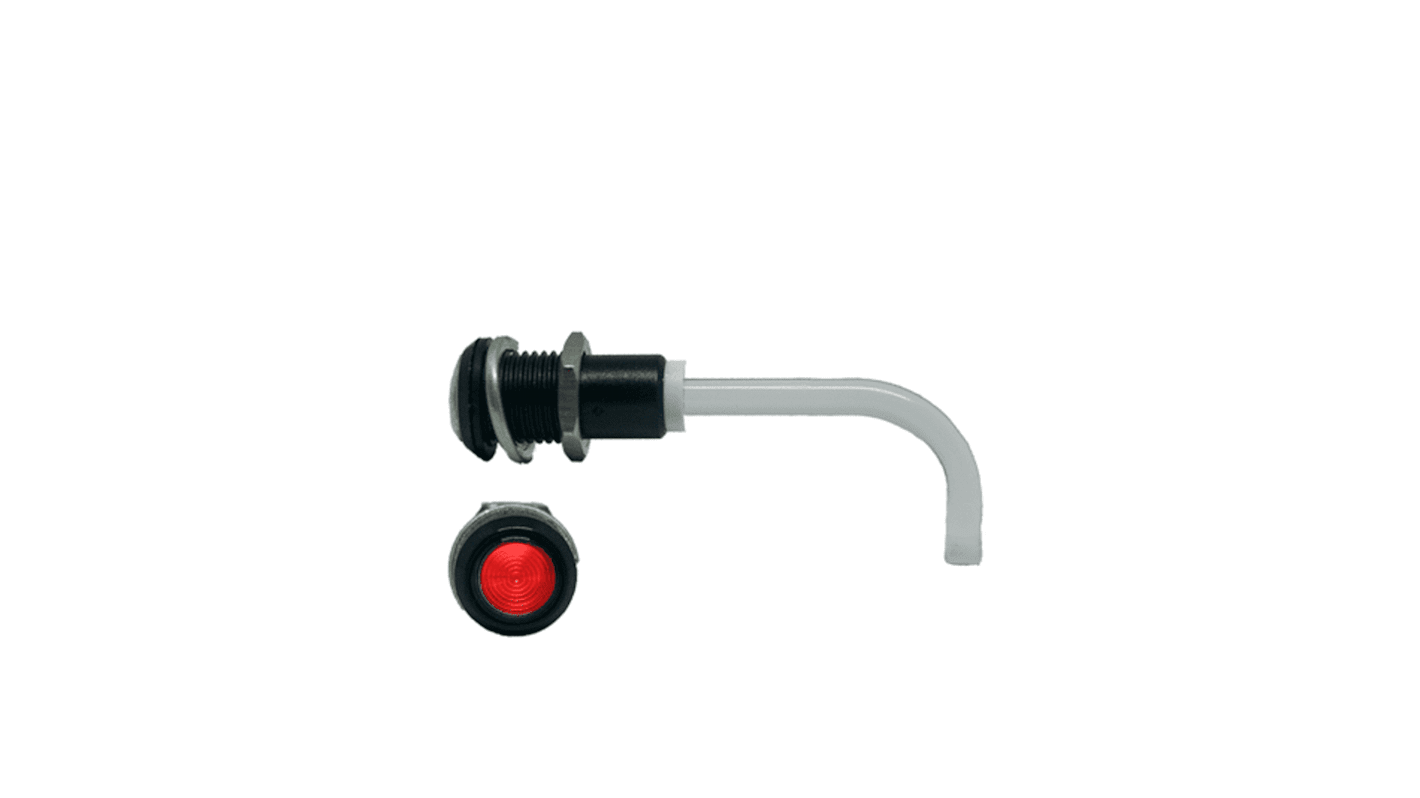 Światłowód do LED, sztywny, kątowy, dł. 76.1mm, Bivar