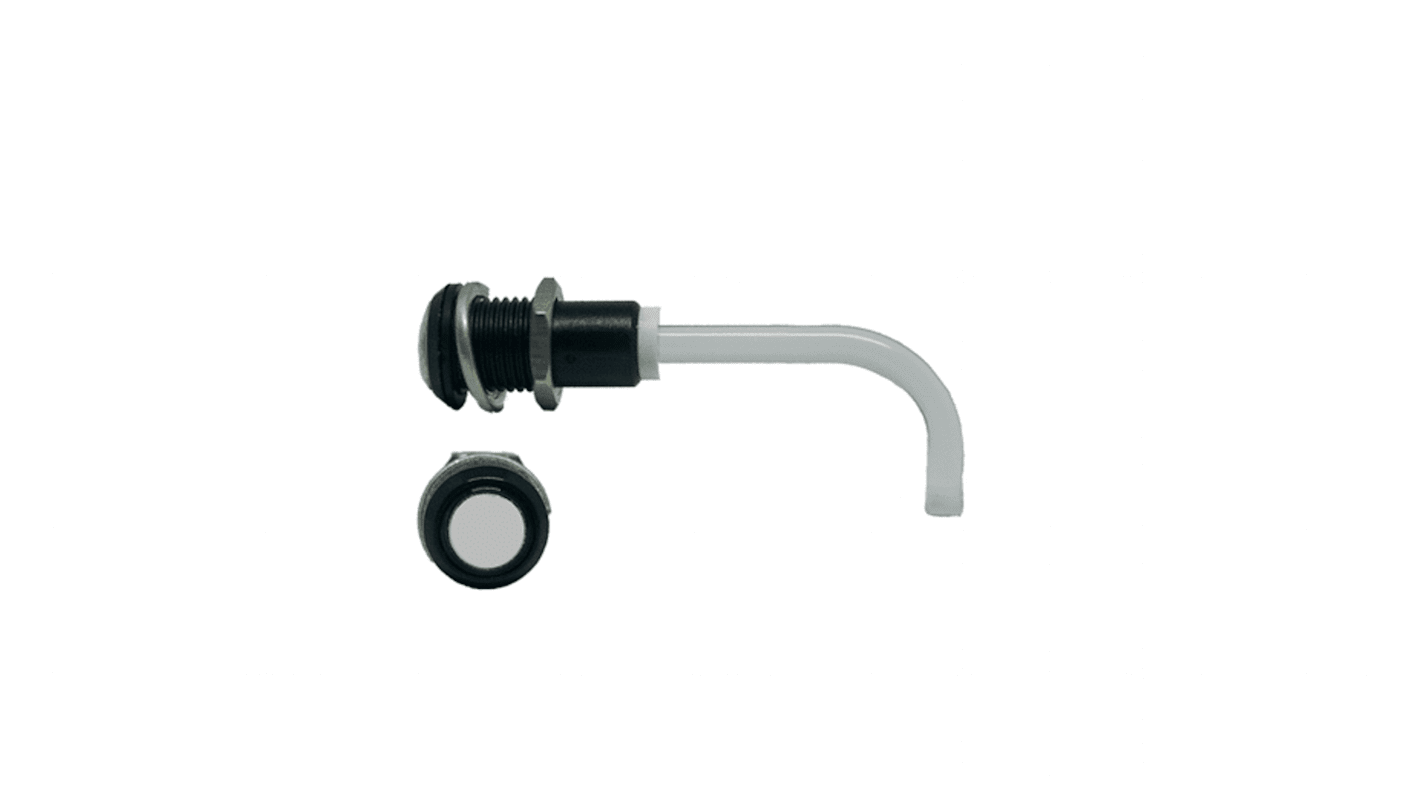 RHD-0900-2500-F9PD67PR Bivar, Panel Mount Right Angle LED Light Pipe, Diffused Round Lens