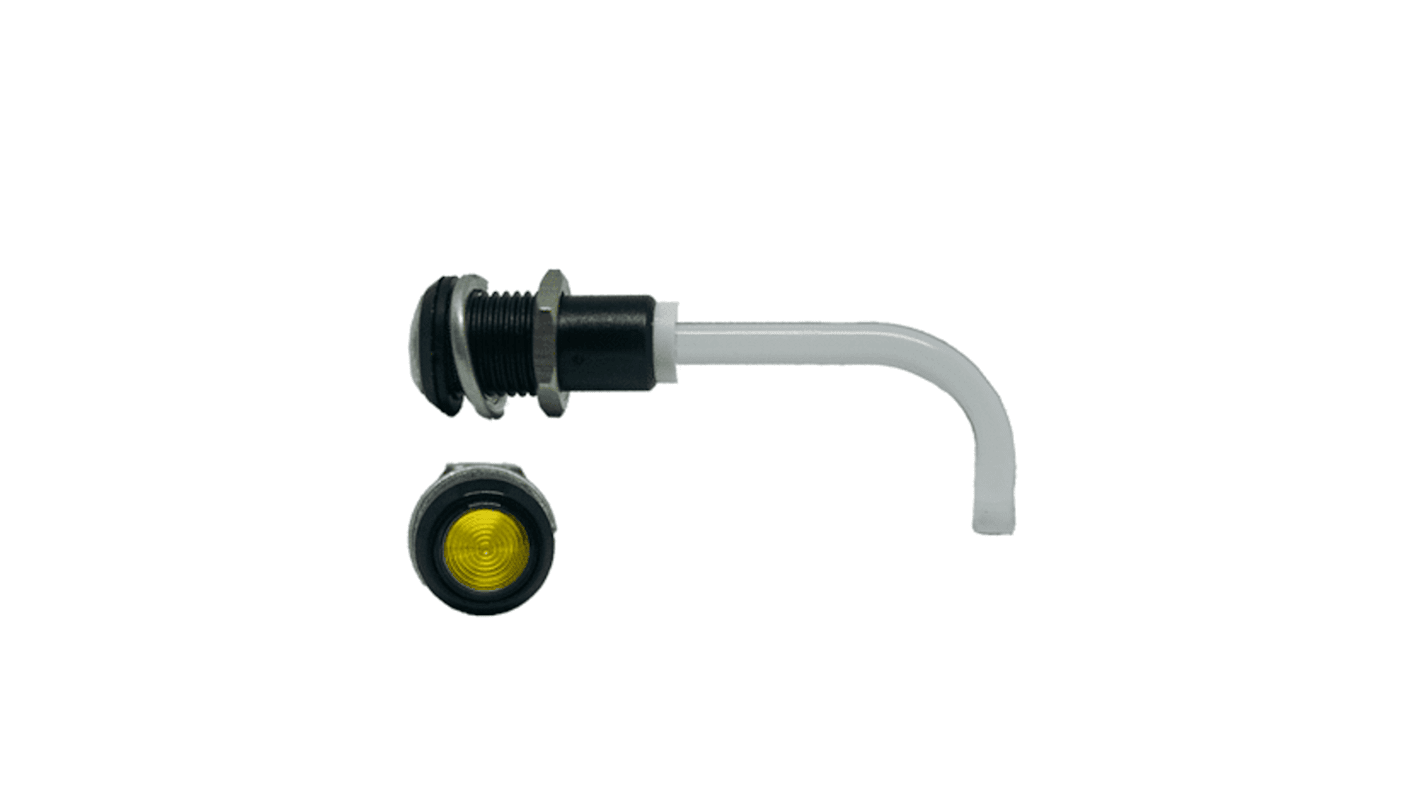 Światłowód do LED, sztywny, kątowy, dł. 63.4mm, Bivar