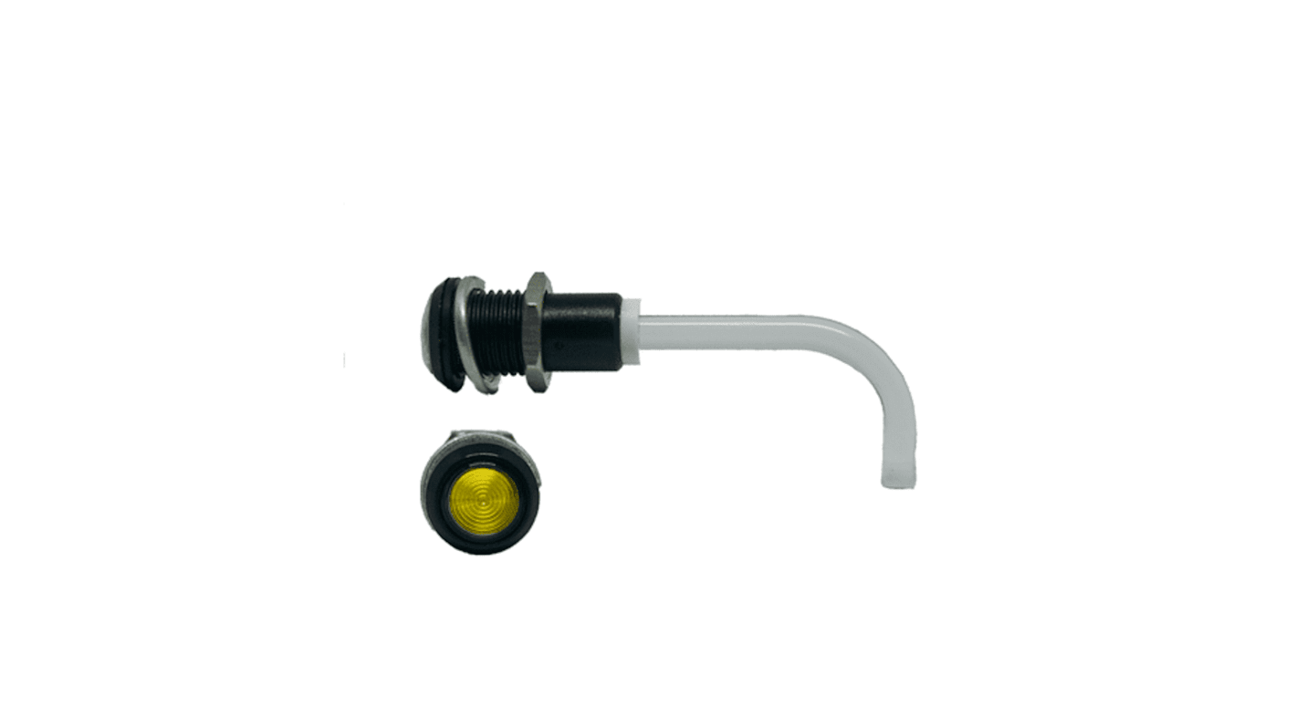 Światłowód do LED, sztywny, kątowy, dł. 50.7mm, Bivar
