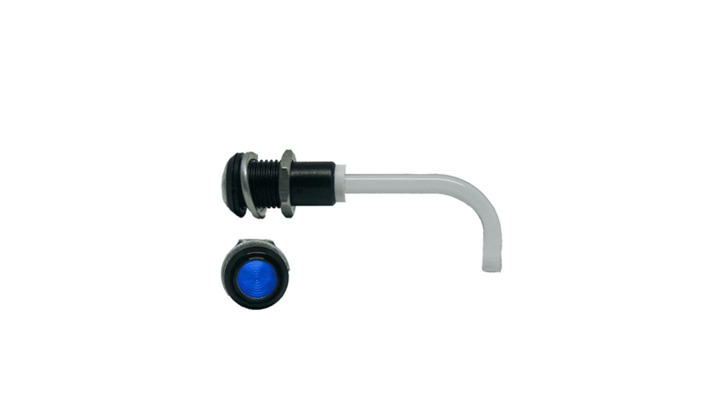 Światłowód do LED, sztywny, kątowy, dł. 63.4mm, Bivar