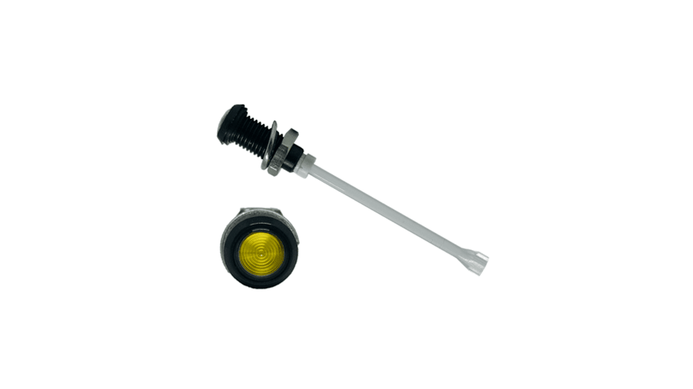 Światłowód do LED, sztywny, Pionowy, dł. 28.8mm, Bivar