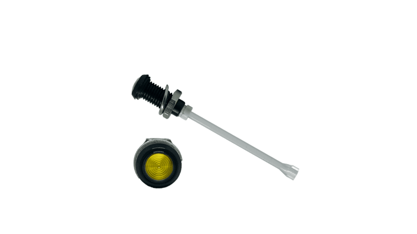 Tubo luminoso a LED Bivar 29.4mm, Giallo