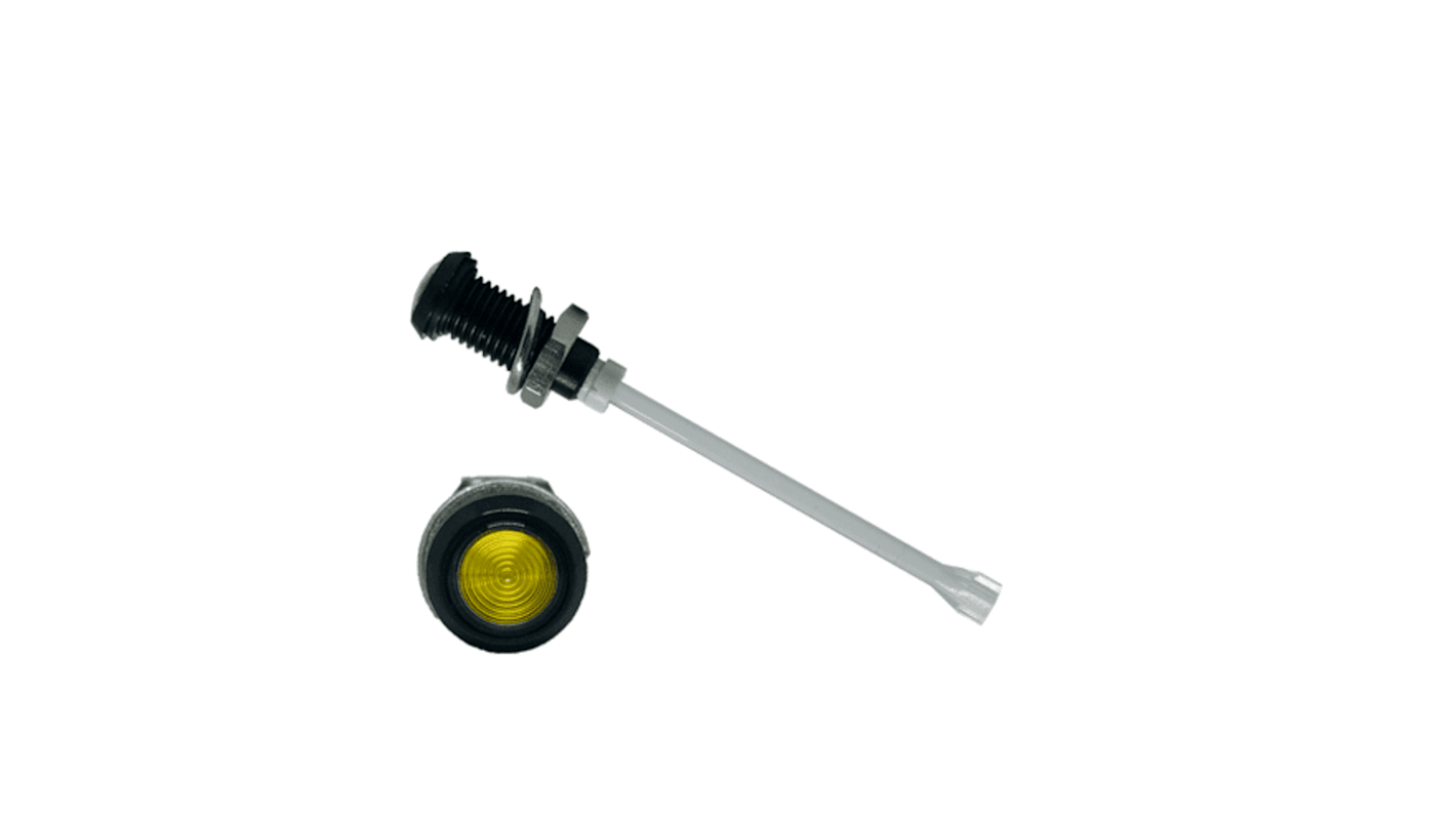 Światłowód do LED, sztywny, Pionowy, dł. 35.7mm, Bivar