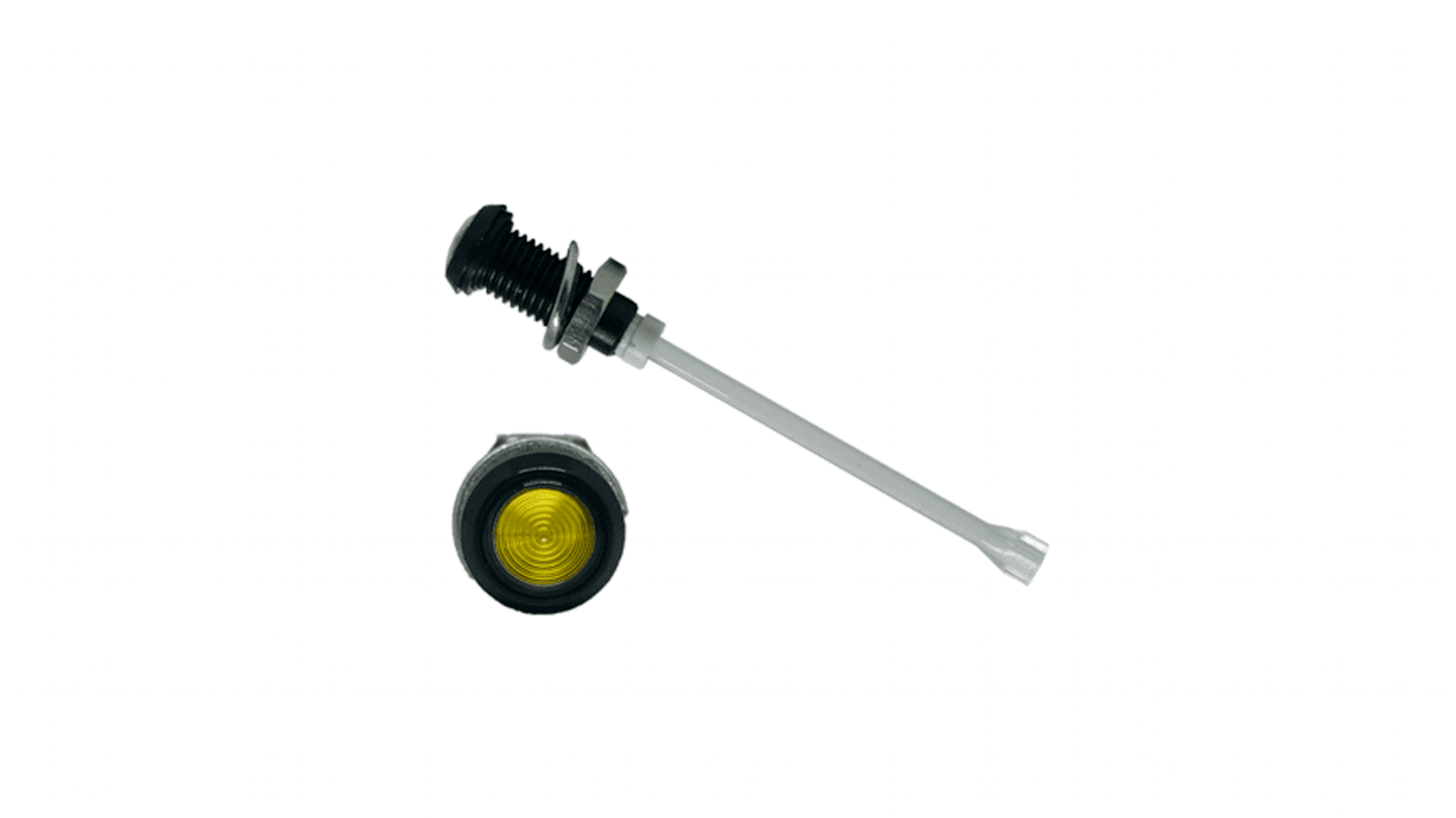 Światłowód do LED, sztywny, Pionowy, dł. 48.4mm, Bivar