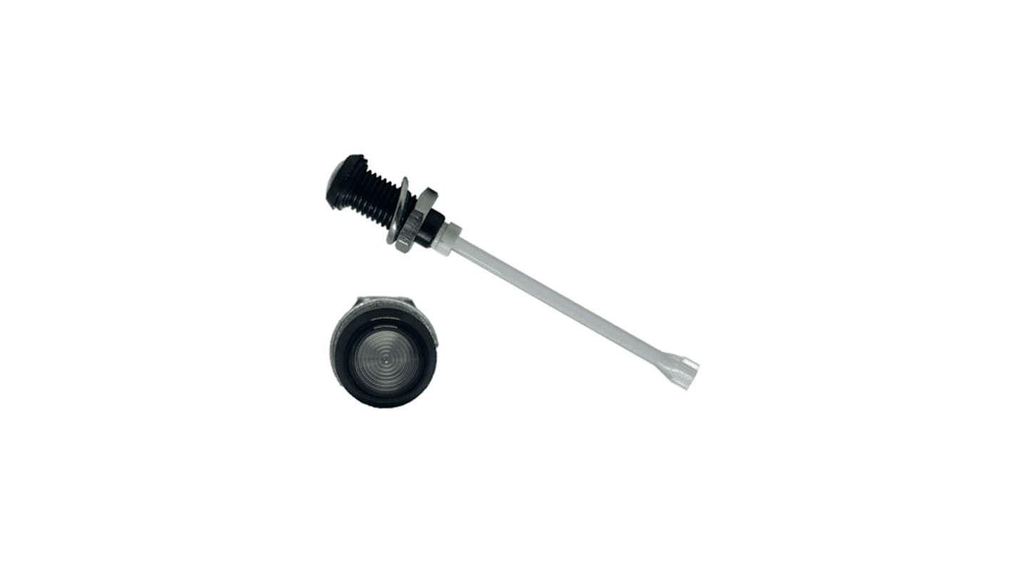 Bivar 导光柱, 垂直, 面板安装, 透明圆形透镜, 54.2mm