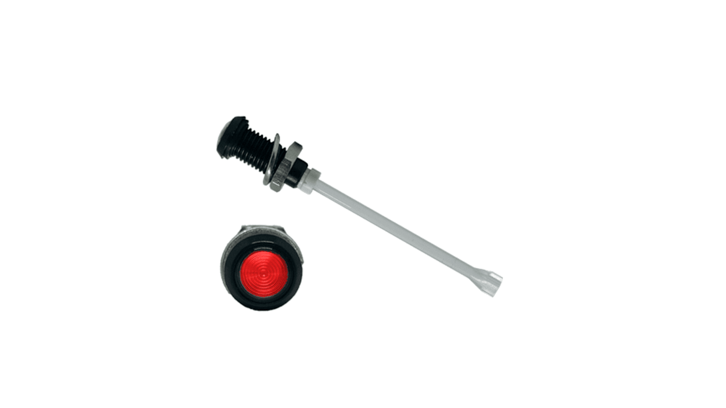 Światłowód do LED, sztywny, Pionowy, dł. 54.8mm, Bivar