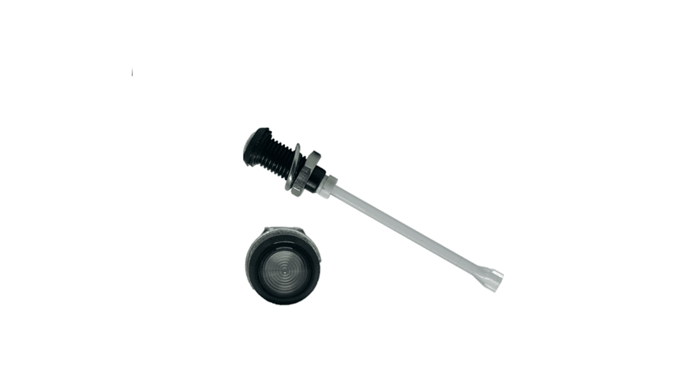 RHD-2390-F9PZ67PR Bivar, Panel Mount Vertical LED Light Pipe, Clear Round Lens
