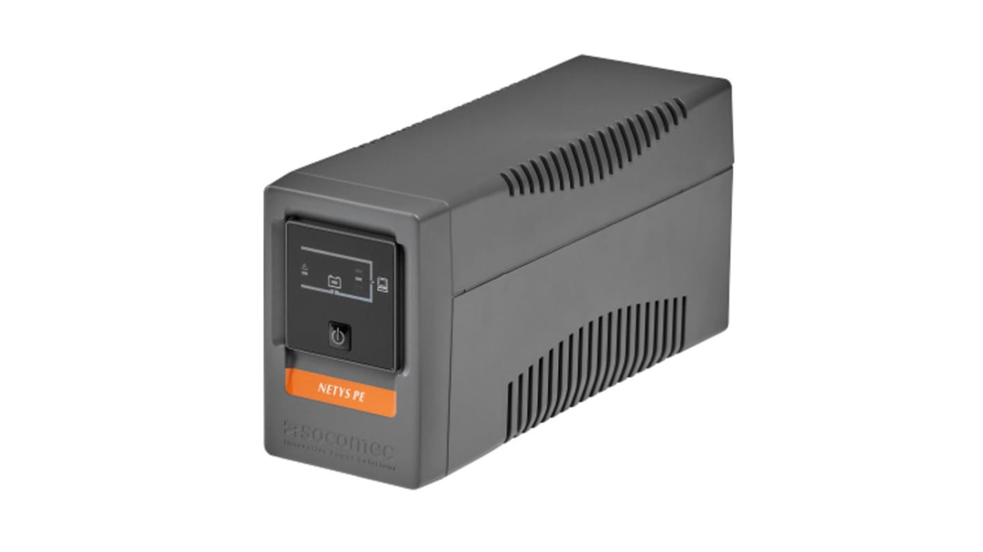 Socomec 230V Input Stand Alone Uninterruptible Power Supply, 850VA (480W), NETYS PE