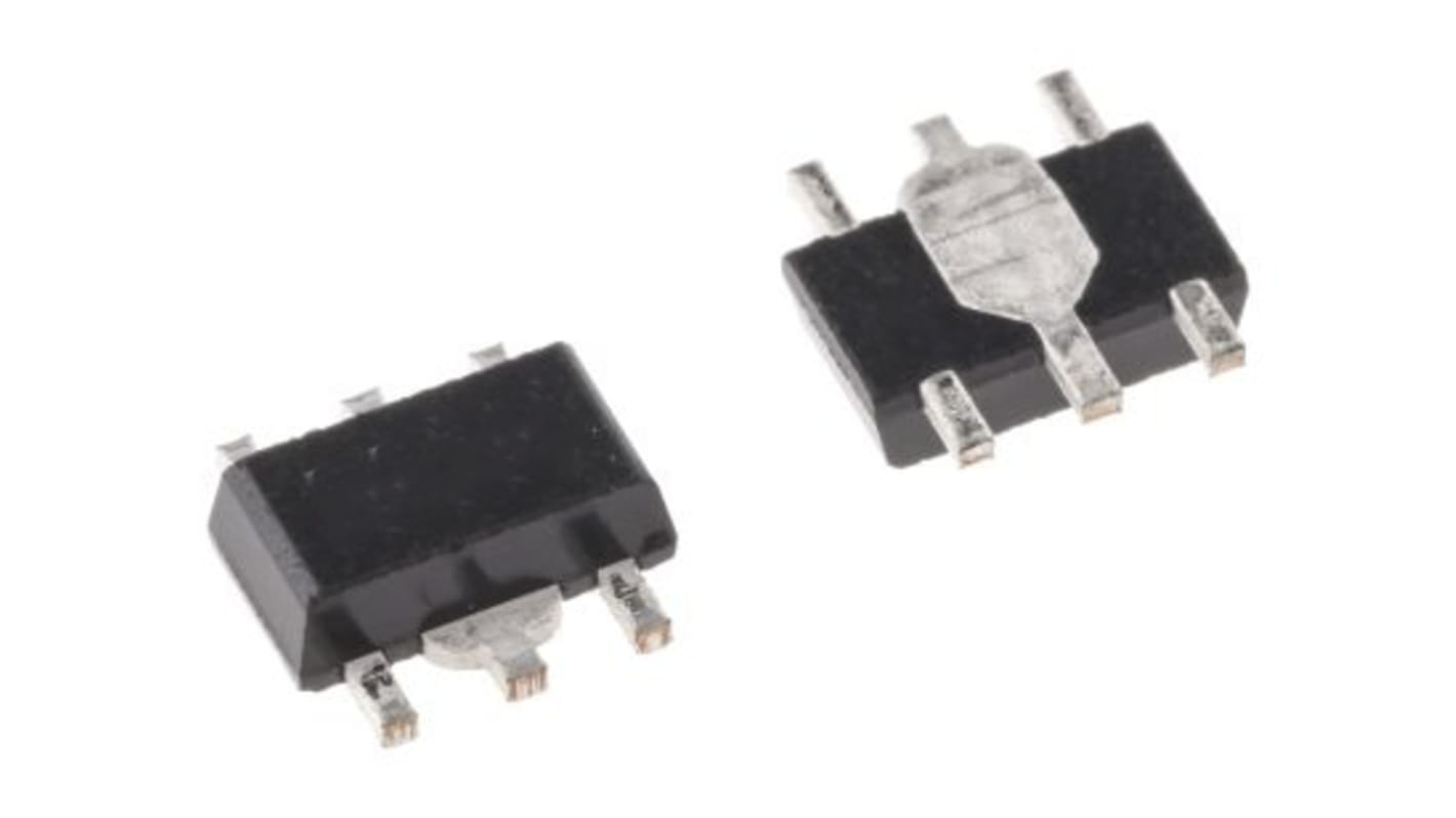 STMicroelectronics 低噪声LDO稳压芯片, 200mA最大输出, 单路输出, SOT-89, 5针