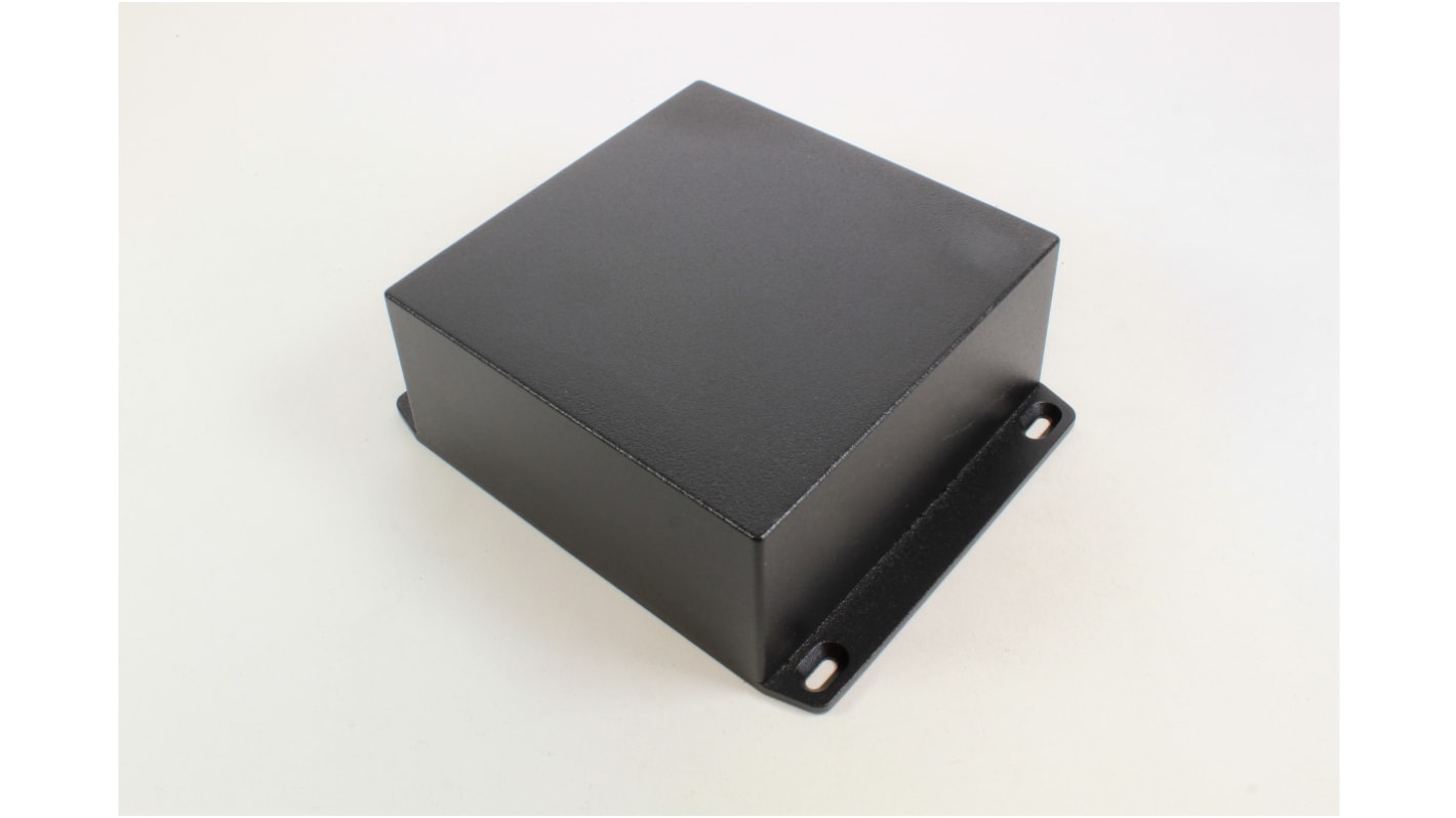 Hammond 1590 Series Die Cast Aluminium Enclosure, IP54, Flanged, 125 x 125 x 57mm