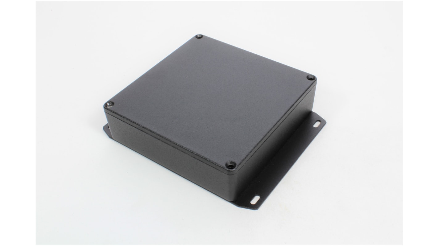 Hammond 1590 Series Die Cast Aluminium Enclosure, IP54, Flanged, 120 x 120 x 35mm