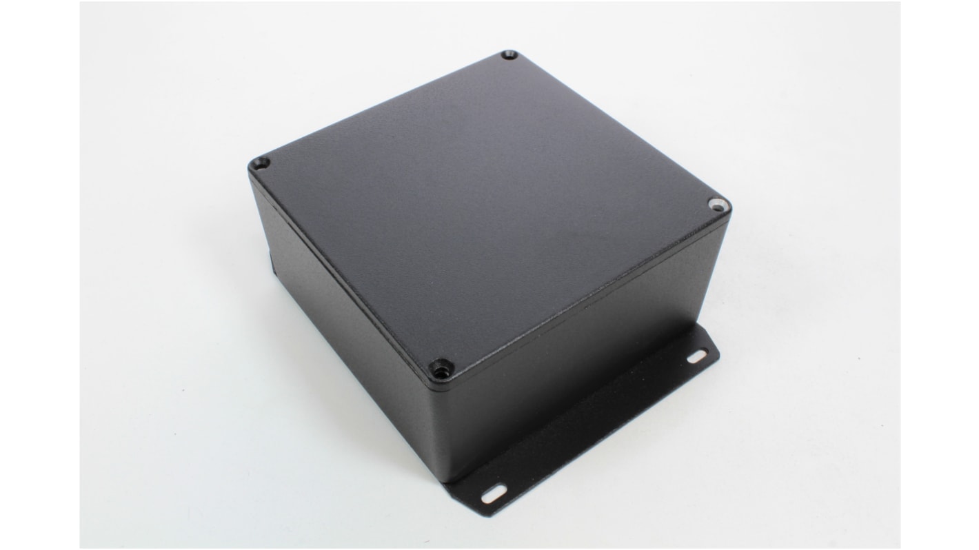 Hammond 1590 Series Die Cast Aluminium Enclosure, IP54, Flanged, 120 x 120 x 59mm