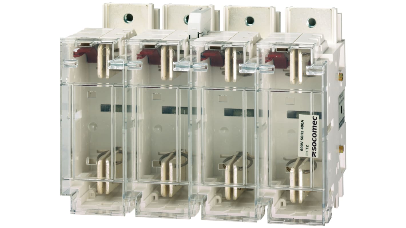 Portafusibles para montaje en carril Socomec 160A para 0 3P Polos 690V