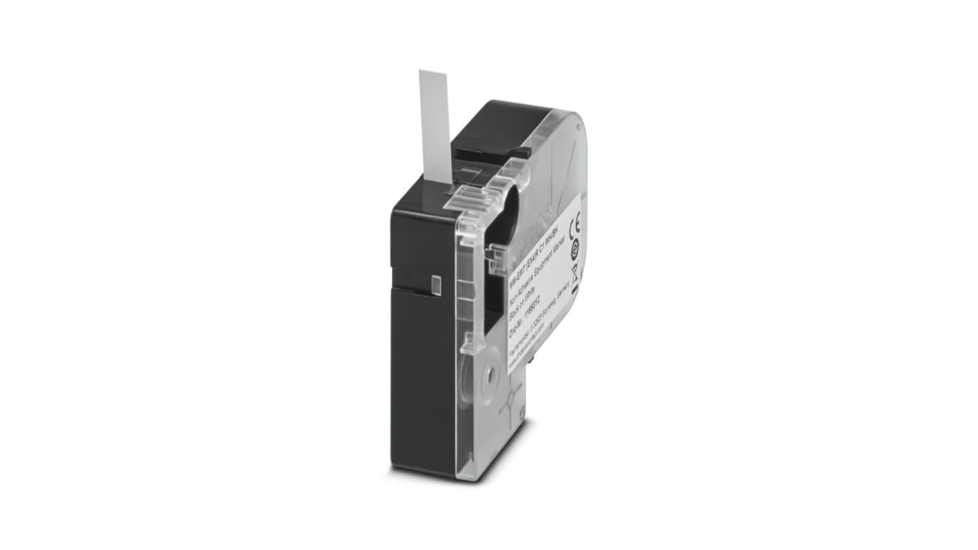 Phoenix Contact MM-EMT (EX4)R C1 WH/BK Black on White Label Printer Tape, 5.5m Label Length