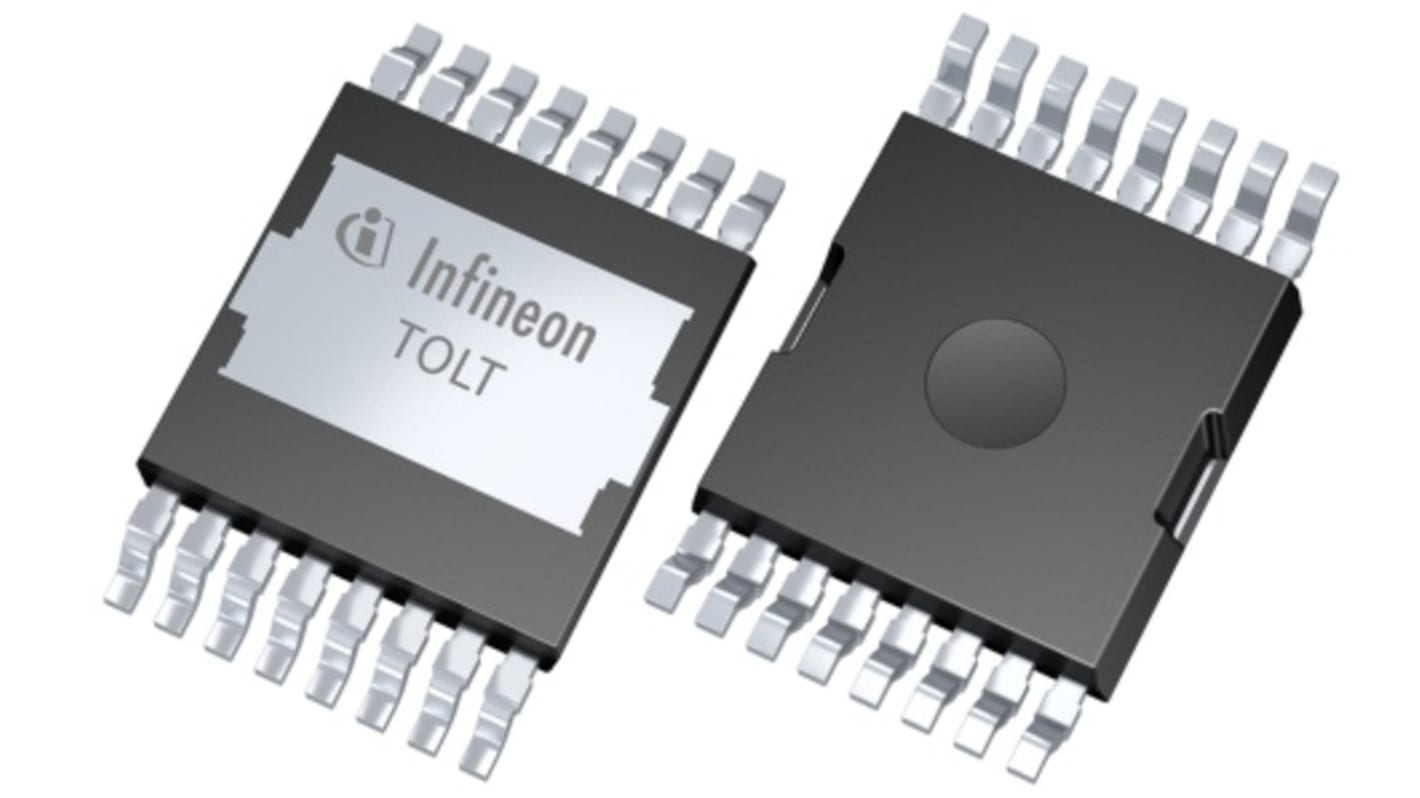 MOSFET Infineon canal N, PG HDSOP-16 (TOLT) 396 A 80 V, 16 broches