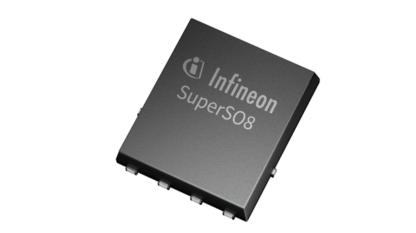 MOSFET Infineon, canale N, 0,00115 Ω, 288 A, SuperSO8 5 x 6, Montaggio superficiale