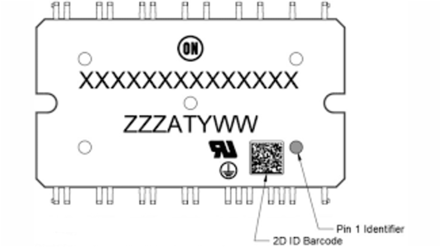 Regulátor PFC NXH50M65L4C2SG 65 kHz, počet kolíků: 27, DIP