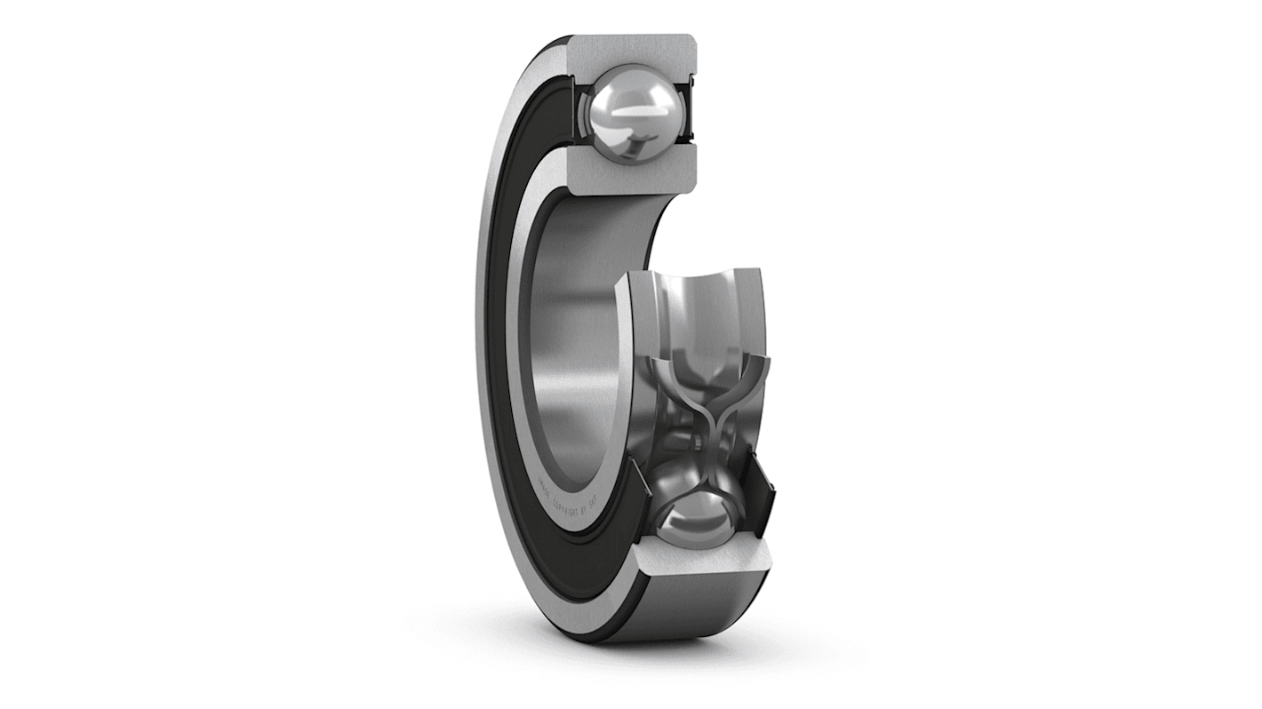 SKF 6403-2RS1 Single Row Deep Groove Ball Bearing- Both Sides Sealed 17mm I.D, 62mm O.D