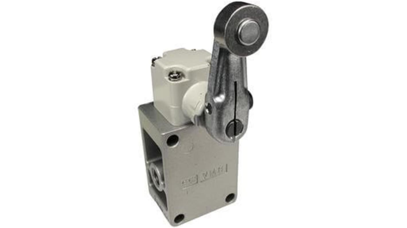 Valvola pneumatica a controllo manuale SMC, Pneumatic Relay, con Leva a rotella