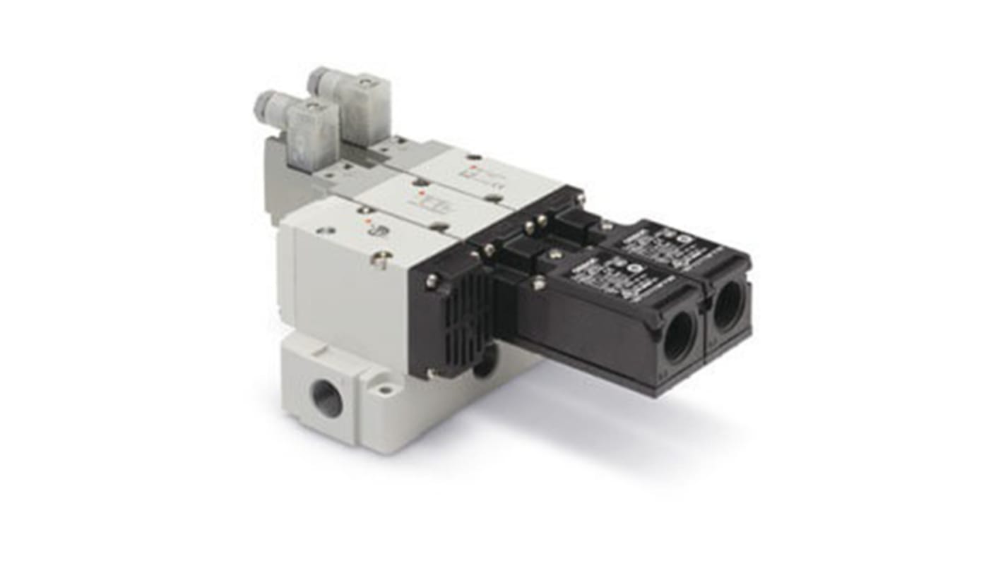 SMC エアソレノイドバルブ, VP544シリーズ, ソレノイド, ベース SMC エアソレノイドバルブ, VP544シリーズ, ソレノイド, ベース