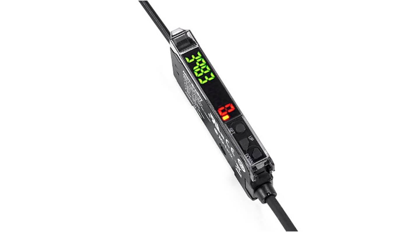 Amplificatore fibra Allen Bradley, , NPN-PNP, Cavo da 2 m, Standard, 12 → 24 V., IP40
