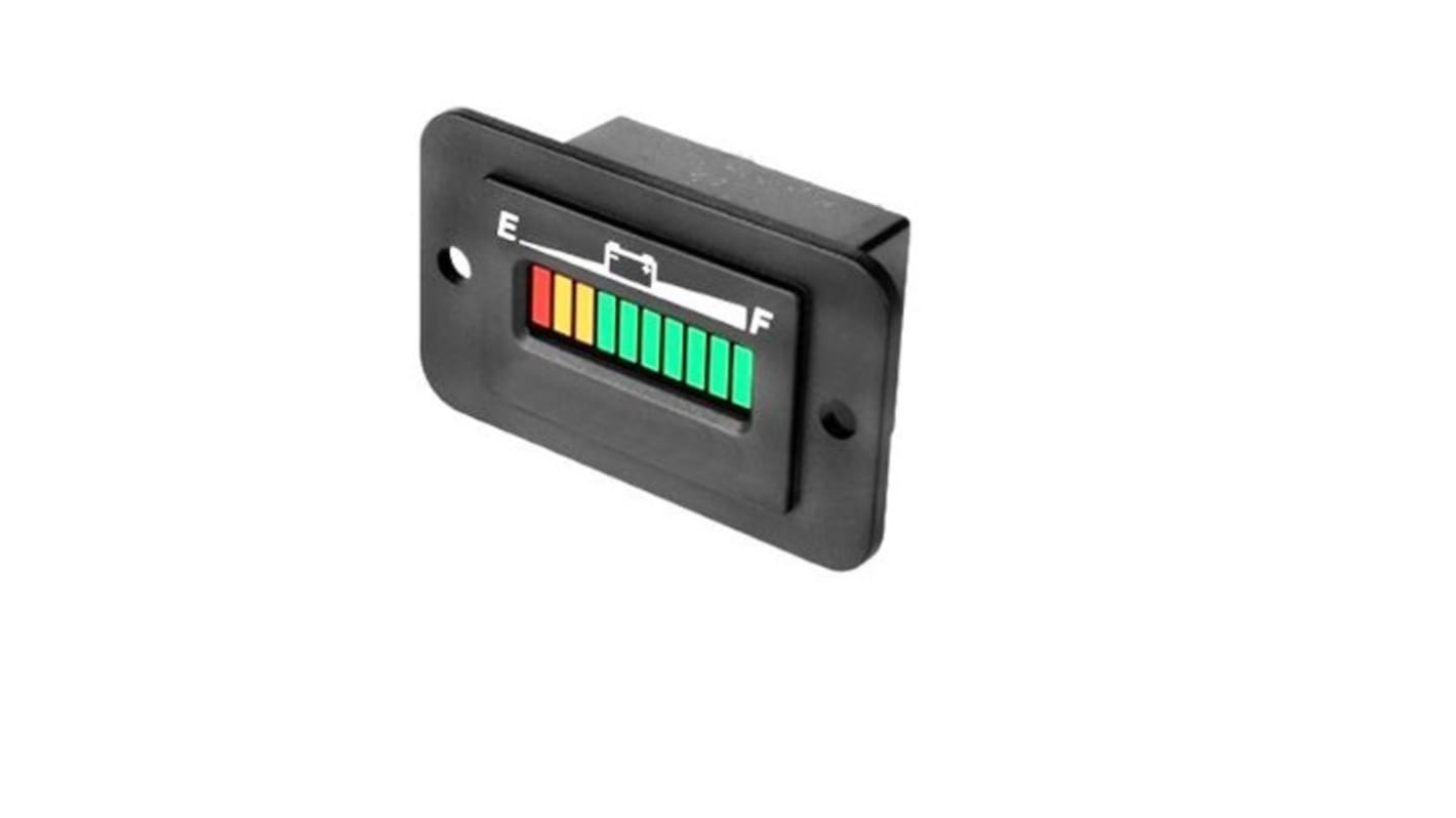 RS PRO Digital Voltmeter DC, LED Display 1%